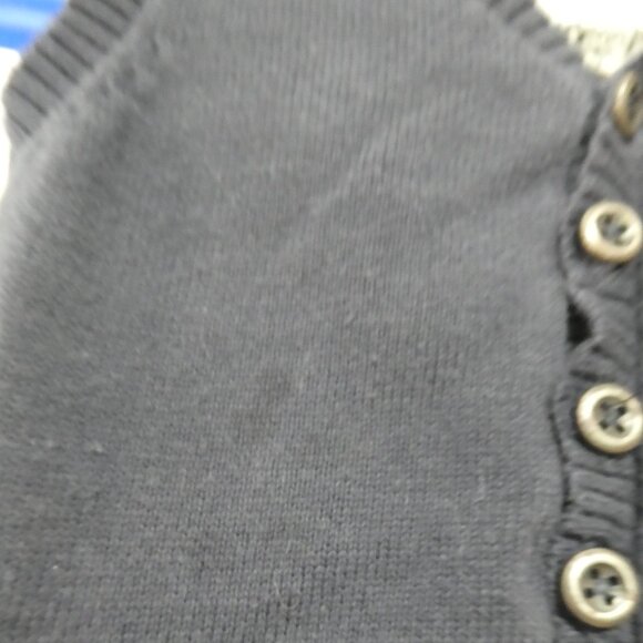 TAPE A L'OEIL | 12 months | Navy Blue Button-Up Sweater Vest - Picture 16 of 16